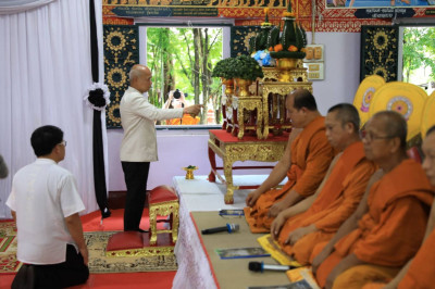 เข้าร่วมพิธีสวดพระพุทธมนต์ และเจริญจิตตภาวนาอุทิศถวายแด่ ... พารามิเตอร์รูปภาพ 1
