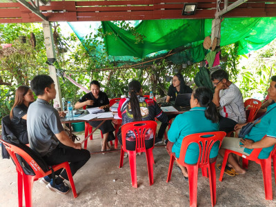 เข้าร่วมประชุมคณะกรรมการดำเนินการกลุ่มเกษตรกรฝายหินยางพารา พารามิเตอร์รูปภาพ 1