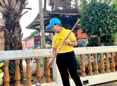 กิจกรรมจิตอาสาพัฒนาทำความสะอาดบ่อน้ำศักดิ์สิทธิ์และศาสนสถาน ... พารามิเตอร์รูปภาพ 7