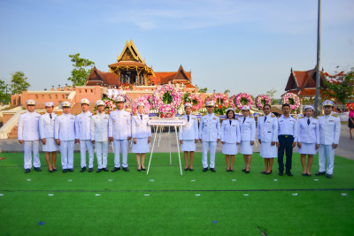 พิธีวางพวงมาลาถวายสักการะวันคล้ายวันสวรรคตสมเด็จพระนเรศวรมหาราช ประจำปี 2567 ... พารามิเตอร์รูปภาพ 1