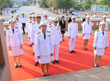 พิธีวางพวงมาลาถวายสักการะวันคล้ายวันสวรรคตสมเด็จพระนเรศวรมหาราช ประจำปี 2567 ... พารามิเตอร์รูปภาพ 8