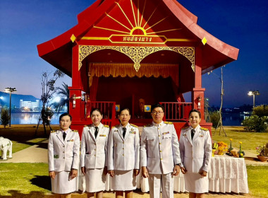พิธีบวงสรวงสักการะสิ่งศักดิ์สิทธิ์ศาลหอสองนาง ... พารามิเตอร์รูปภาพ 1