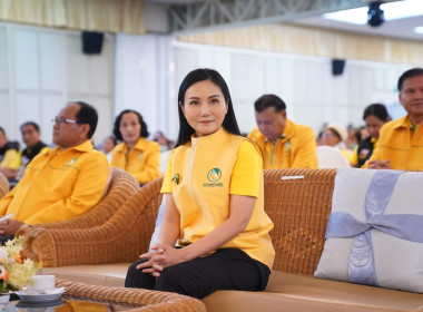 พิธีเปิดการอบรมหลักสูตรการส่งเสริมการใช้น้ำหมักชีวภาพปลาหมอคางดำ เพื่อฟื้นฟูสวนยางพาราที่เป็นโรคใบจุดกลมจากเชื้อ Colletotrichum siamense (ใบร่วงชนิดใหม่) ประจำปี 2568 ... พารามิเตอร์รูปภาพ 2