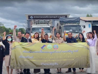 สกต.หนองบัวลำภู จำกัด ส่งมอบข้าวเข้าโครงการส่วนพระองค์ ...