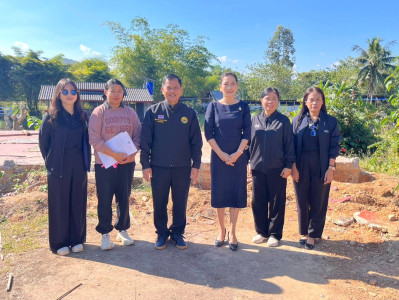 ลงพื้นที่เตรียมความพร้อมและติดตามการก่อสร้างอาคารกิจกรรมสหกรณ์นักเรียน ประจำปีงบประมาณ พ.ศ. 2569 ... พารามิเตอร์รูปภาพ 1