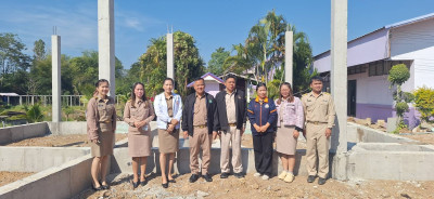 ลงพื้นที่ตรวจเยี่ยมและติดตามการก่อสร้างอาคารกิจกรรมสหกรณ์นักเรียน ประจำปีงบประมาณ พ.ศ. 2569 ... พารามิเตอร์รูปภาพ 1