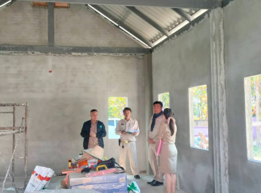 ลงพื้นที่ตรวจเยี่ยมและติดตามการก่อสร้างอาคารกิจกรรมสหกรณ์นักเรียน ประจำปีงบประมาณ พ.ศ. 2569 ... พารามิเตอร์รูปภาพ 7