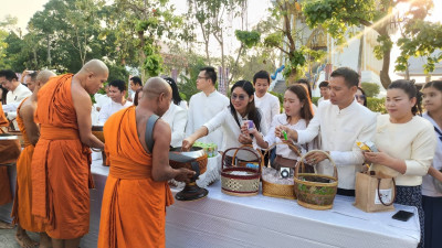 ร่วมกิจกรรมวันมาฆบูชาและพิธีทอดผ้าป่าสามัคคี ... พารามิเตอร์รูปภาพ 1