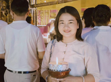 เข้าร่วมพิธีถวายตัวเป็นลูกหลานพระบางคู่และจุดฝางประทีป พารามิเตอร์รูปภาพ 7